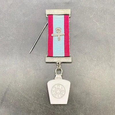 Masonic Jewel Medal York Rite Fob North Devon Lodge Member Provenance • £49.47