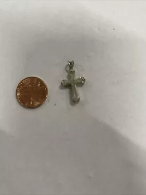 Vintage Sterling Silver 925 Religious Cross  • $18