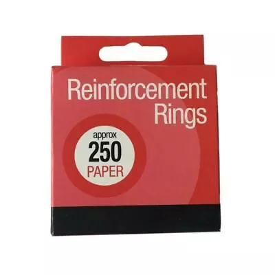 Paper Reinforcement Washers For Punched Holes Filing Rings Binders X 250 • £2.70