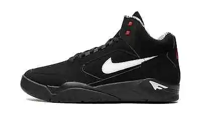 Nike Men's Air Flight Lite Mid  Black Varsity Red  Basketball Shoes DQ7687-003 • $109.99
