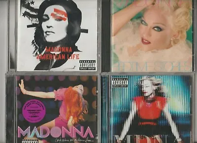 £2.99 • Buy Madonna : Confessions On A Dance Floor + Bedtime Stories + American Life + MDNA