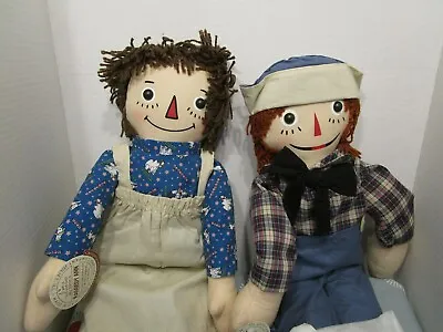 RARE 24  Raggedy Ann & Andy Reproduction Volland Dolls - AXCIS Japan Hasbro • $300