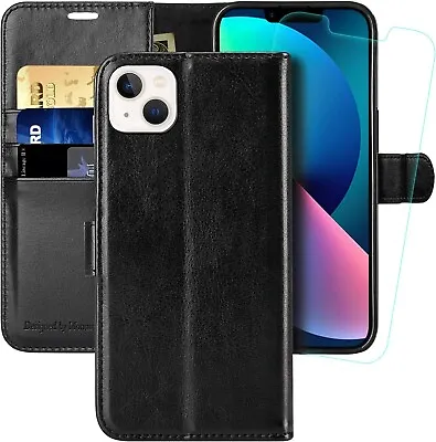 MONASAY Wallet Case For IPhone 13 Mini 5G5.4-inch [RFID Blocking] Flip Folio • £9.99