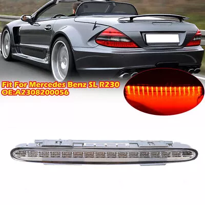 For Mercedes R230 SL55 SL500 Light Trunk 3rd Brake Lamp 2308200856 Red SL600 • $29.99