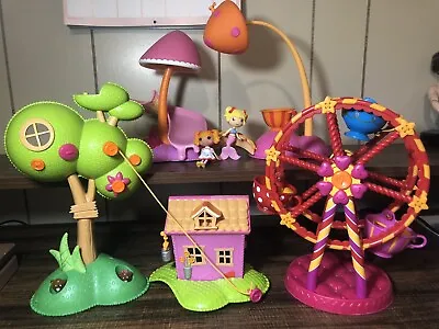 LALALOOPSY Ferris Wheel CARNIVAL Ride 3  MINI DOLL TEACUP Play Sets Treehouse • $19.99