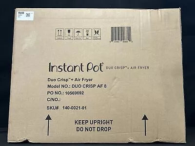 Instant Pot 140-0021-01 8Qt 11-in-1 Air Fryer + Duo Crisp Factory Sealed • $105.99