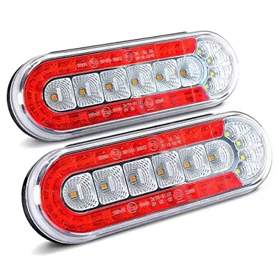 Agrieyes Oval LED Trailer Lights 6 Inch Submersible Boat Trailer Light With B... • $43.09