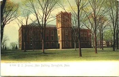 £7.62 • Buy Springfield, Mass.~U.S. Arsenal~Clock Tower~UDB Postcard C1905