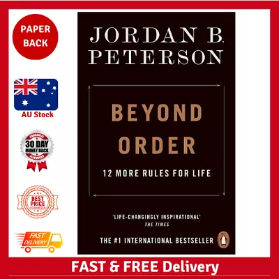 Beyond Order: 12 More Rules For Life By Jordan B. Peterson | Paperback Book NEW • $17.39