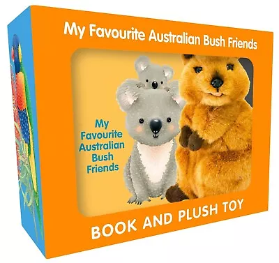 My Favourite Australian Bush Friends   Book And Plush Toy • $35
