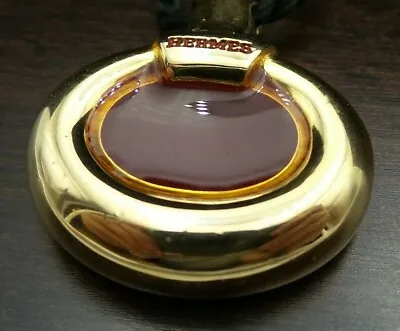 Luxurious Vintage 1980s HERMES Perfume Diffuser Bottle Shape Pendant Necklace • $319.99