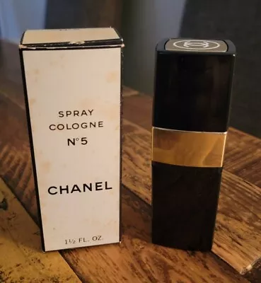 Original Box Vintage Rare Chanel No 5 Spray Cologne 1.5 Oz/44 Ml. • $109