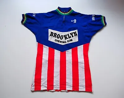 $149.97 • Buy Vintage Brooklyn Chweing Gum Cycling Shirt Jersey Wool Bike Retro Adult Size 2xl