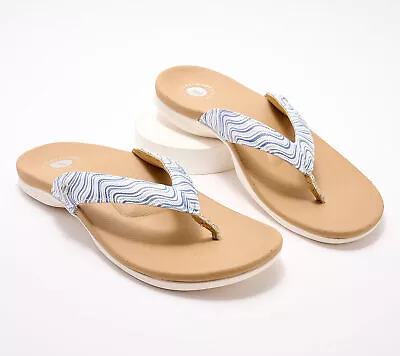 Revitalign Gulf Retro Orthotic Comfort Sandals Blue 7/M New • $35