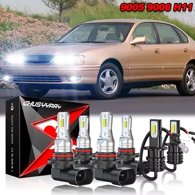 Fit Toyota Avalon 1998 1999 6000K 6x LED Headlight High Low Beam Fog Light Bulbs • $35.99