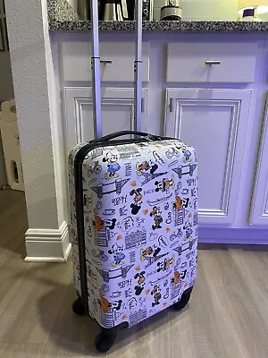 FUN Disney Minnie & Mickey Mouse Spinner Suitcase Hard Luggage 20  Carry-On • $150