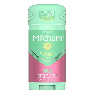 Mitchum Women Stick Solid Deodorant Antiperspirant Powder Fresh 2.7 Oz • $12.36