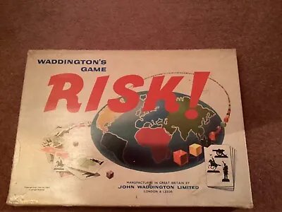 RARE VINTAGE RISK - Strategy Board Game Waddington's Edition 1960s • £17.99