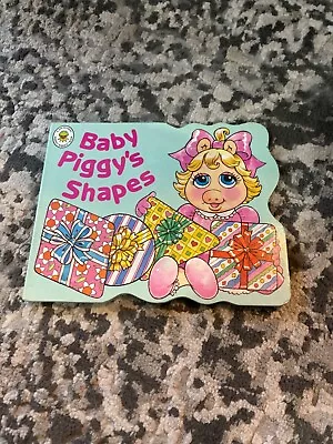 Baby Piggy's Shapes Jim Henson Muppet Babies Boardbook • $3