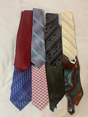 Lots Of 8 Vintage Neckties • $9.72