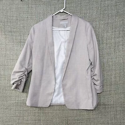 H And M Womens Jacket Size 10 Biege Long Sleeve • $12.99