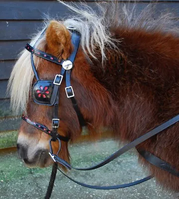 Miniature Shetland Driving Harness Leather Miniature Harness • £69.99