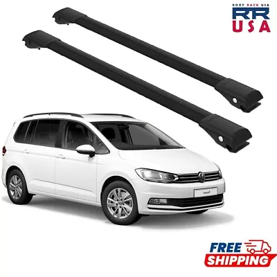 For Volkswagen Touran II Since 2015 Cross Bars Roof Rack Black • $129