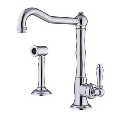 Nicolazzi ADORE SWIVEL SINK MIXER WITH PULL OUT SPRAY WELS 4 Star Rating CHROME • $2035.95