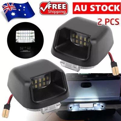 2x LED License Plate Light Replacement For Nissan Navara D40 Rear Bumper Lamp • $16.45