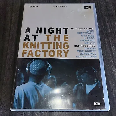 Ned Hoddings/D-Styles Sextet: A Night At The Knitting Factory (DVD) • $30