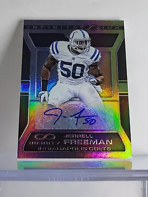 $10 • Buy 2016 Panini Infinity Infinite Ink Jerrell Freeman Silver /388! Indianapolis