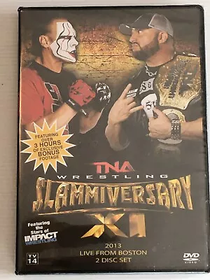 TNA Wrestling - Slammiversary XI (DVD 2013) Sting Kurt Angle - New & Sealed • $49.95