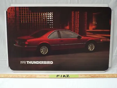 Dealership Showroom Sign/Promotional Poster 1991 Ford Thunderbird Dealer Promo  • $399.99