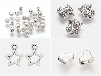 Charms Beads Jewellery Making Tibetan Silver Charms Pendants Making Craft • £4.59