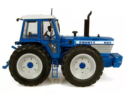 1:32 Universal Hobbies Ford England County 1474 Tractor 1984 Blue White UH4032 M • $112.81