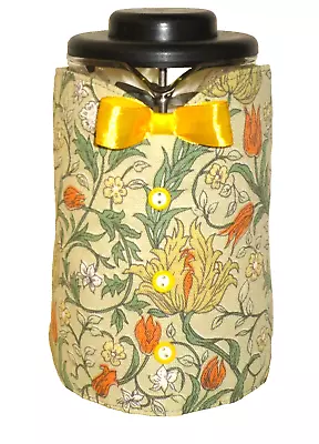 William Morris Golden Lilly Cafetiere Cover Cosy - 8 Cup Handmade • £8.50