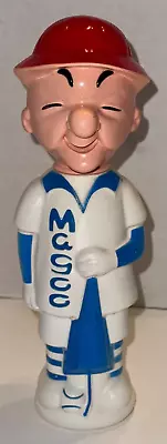 Vintage 1960s Mr. Magoo Blue Baseball Soaky Colgate Palmolive Bubble Bath Bottle • $28