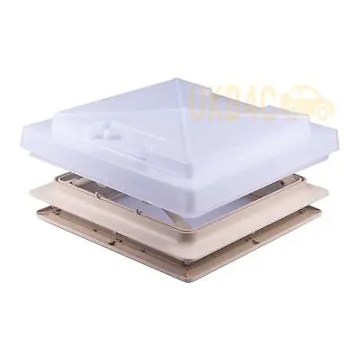 Roof Vent Sky Light Caravan Motorhome 280 X 280mm Flynet White MPK Rooflight • £45.95