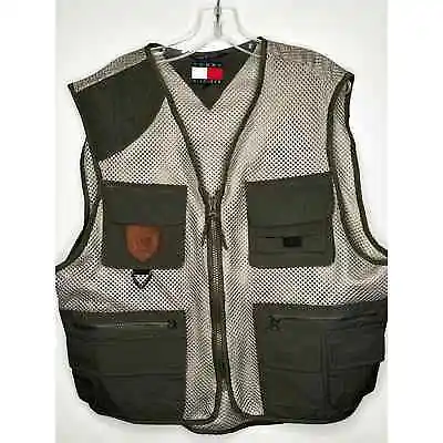 Tommy Hilfiger Fishing Vest Size Men's Large EUC!! Hunting Tactical Pockets • $24.99