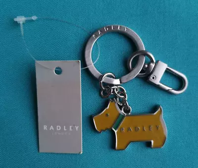 £14.95 • Buy 🆕 New With Tag. Radley Dog Key Ring - Pageant Yellow Enamel . Free P&p