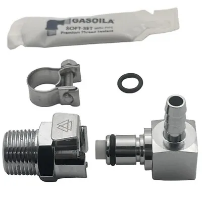 Quick Disconnect Fuel Hose Coupling Kit For 1/4  Hoses / INSYNC • $32.73