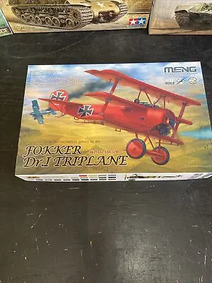 Meng Fokker Dr I Red Baron Triplane - Plastic Model Airplane Kit - 1/32 Scale • $74.99