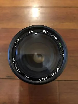 GLC Series C-Macro Zoom Lens 80-200 1:4.5 52 Camera Lens • $10