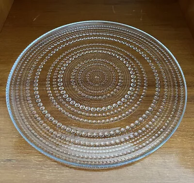 $82 • Buy IITTALA Kastehelmi Dewdrop Plate Platter 31.5cm Oiva Toikka