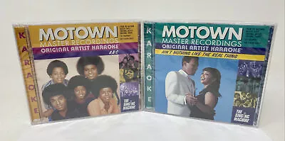 Original Artist Karaoke Motown Master 2 CD Lot ABC Ain't Nothing Singing Machine • $68.99