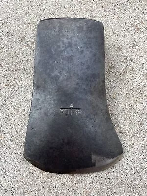 Vintage Plumb 4 Single Bit Axe Head 7-⅝” X 4-⅞” Weights 3lb 13-oz Nice! • $29.99