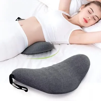 Lumbar Back Support Cushion Car Seat Office Chair Foam Pillow Lower Pain Relief • £9.91