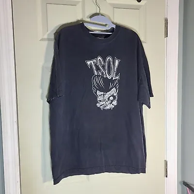 VTG T.S.O.L TSOL Billy Skull Concert Tour Band Sz XL Shirt Horror Hardcore Punk • $149.95