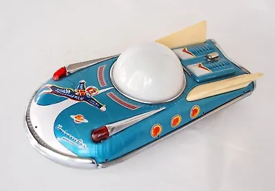 Universe Car Vintage Tin Toy Space Mobile Battery Op With Box! • $135