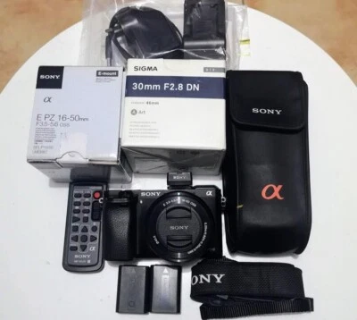 $900 • Buy Sony A6000 Camera With Lenses, Flash, Remote Control And Other Accessories 